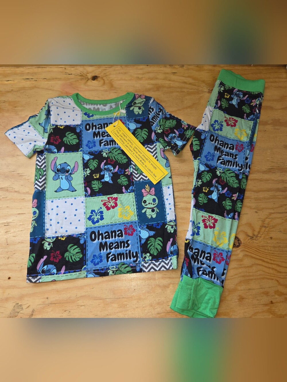 Lilo & Stitch 3T Bamboo Short-sleeve & Pants Set